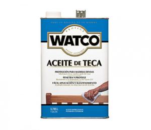 ACEITE DE TECA P/MADERA INT. O EXT, 3.765 LTS VARA