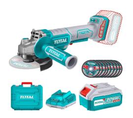 AMOLADORA ANGULAR TOTAL 115MM 20V 1 BATERIA (4AH)