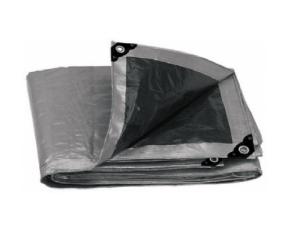 LONA POLIET. GRIS. (PROT.UV) C/OJALES 5.00 X 6.00 TRUPER