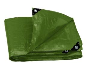 LONA POLI. VERDE OLIVO (PR. UV) C/OJ (USO RUDO) 5 X 6 M TRUPER