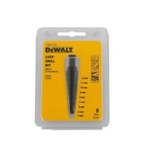 MECHA COPA ESCALONADA DEWALT 4-12MM 
