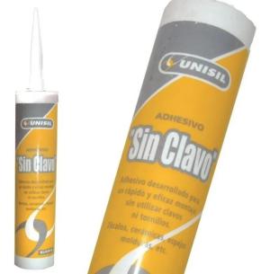 SIN CLAVO CART 500 GR UNISIL ADHESIVO