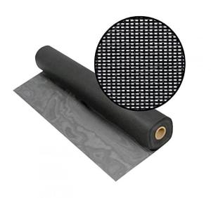 TEJIDO MOSQUITERO NEGRO 1.20 CM ROLLO 30MT PHIFER